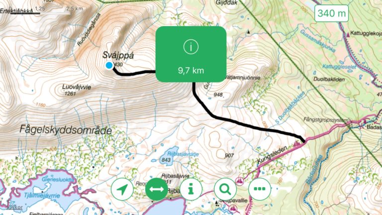 Fjällkartan app – bra hjälpmedel för vandringsturer i fjällen - Ävenflykter
