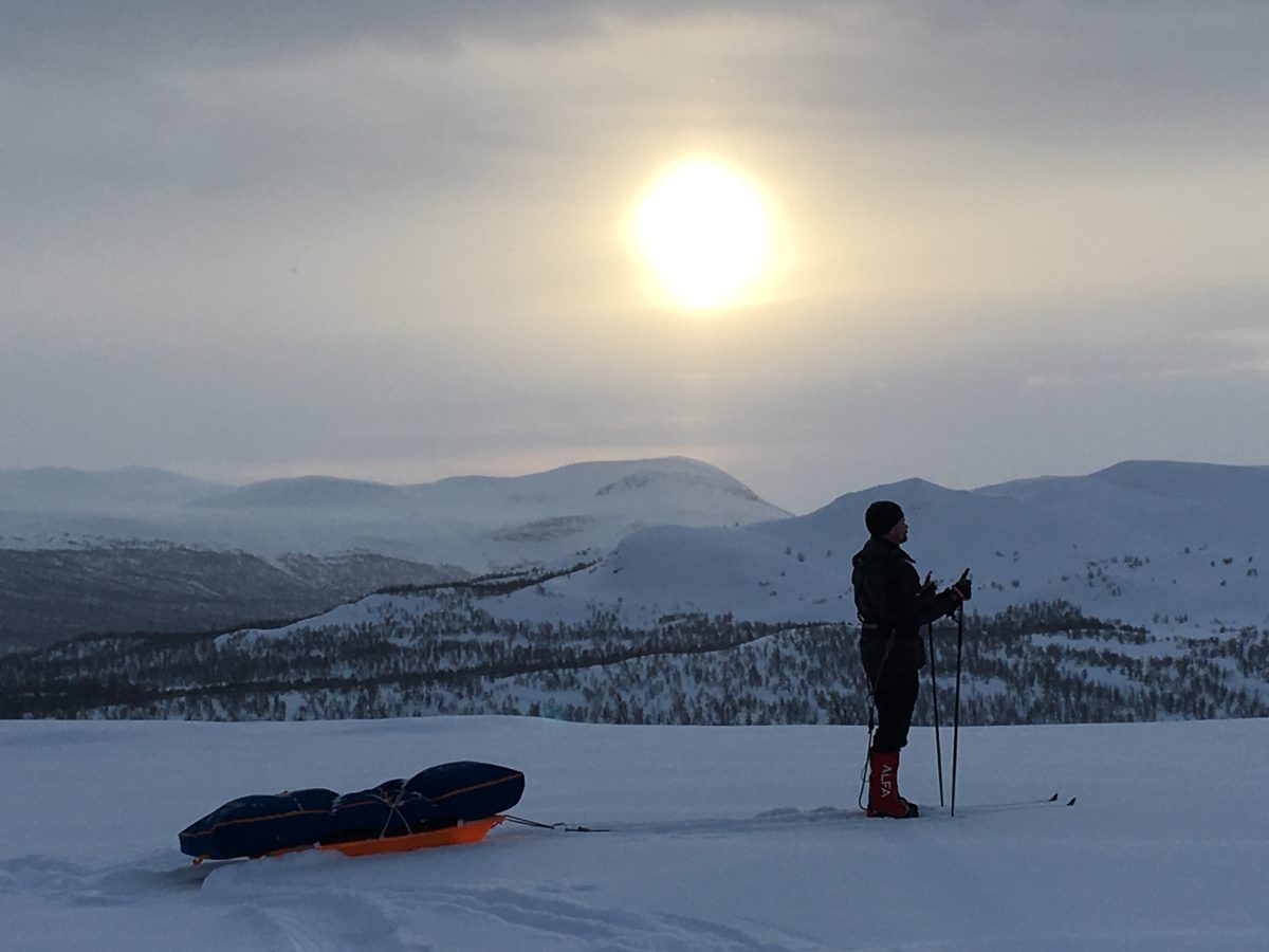 Vintertur i Ammarnäs fjäll