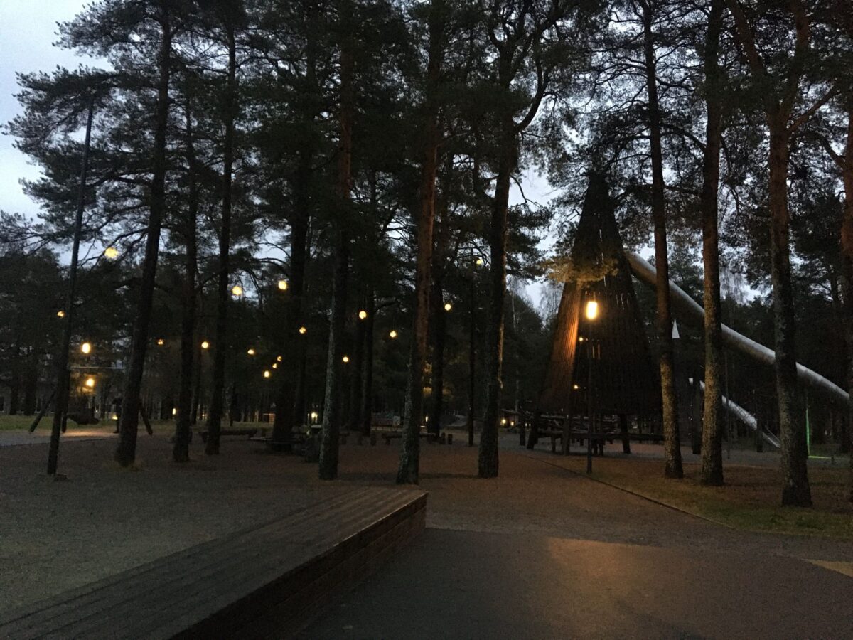 Lekpark i Hedlungadungen, Umeå
