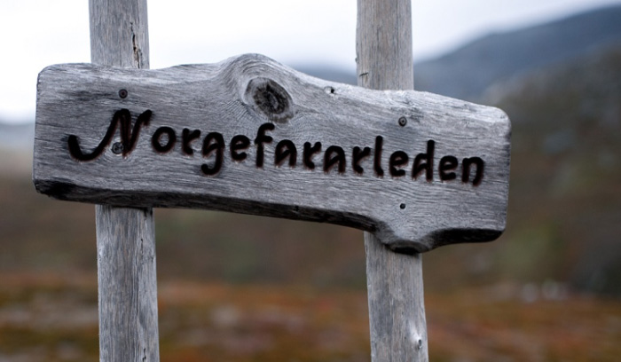 Tips och kartor för dig som ska vandra Norgefararleden i Lappland
