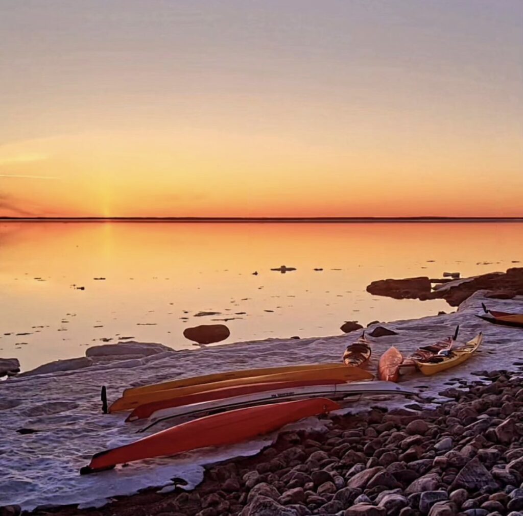 prova på vinterpaddling