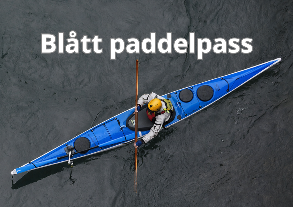blått paddelpass
