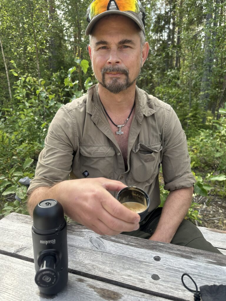 kaffe ute på en tur